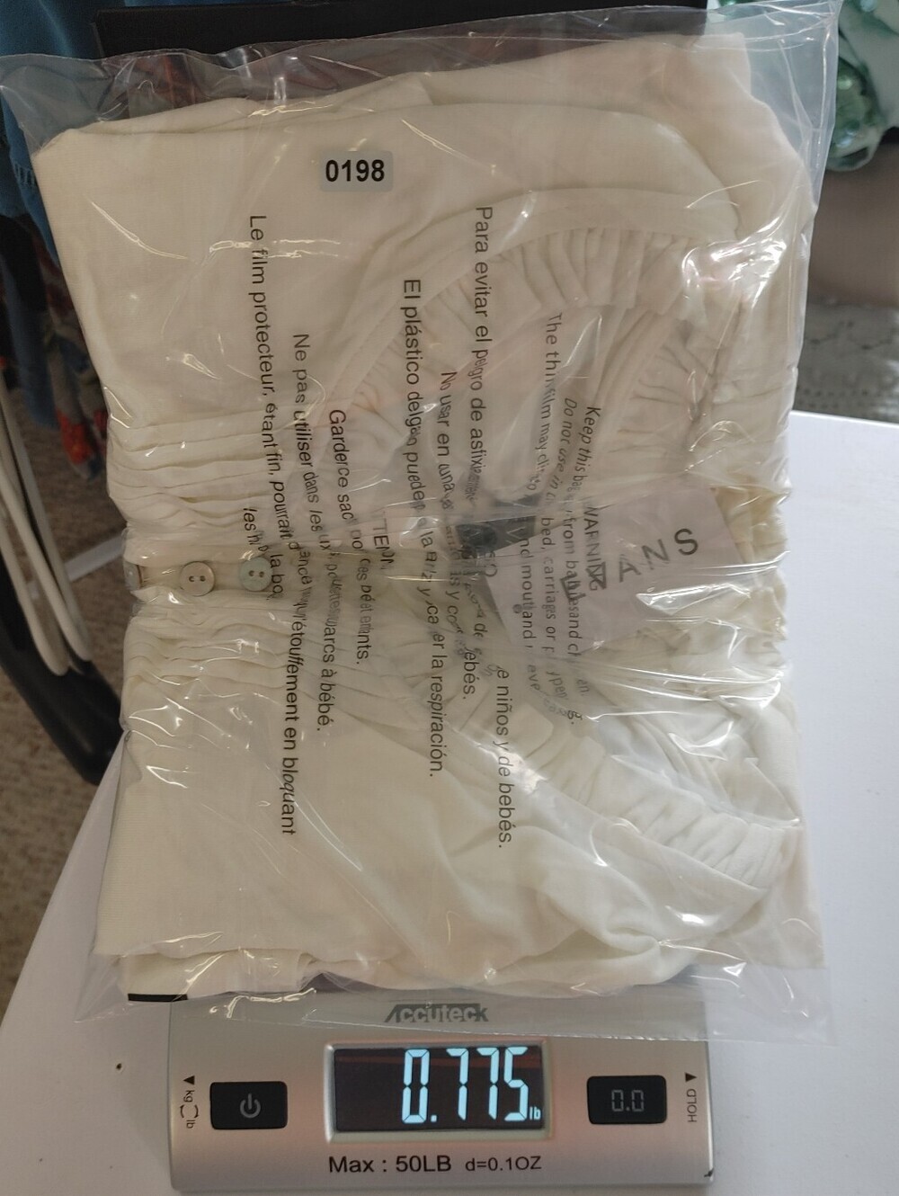 Evans Womens Size 18 NWT Ivory Tunic Top Pintuck Ruffle 3/4 Sleeve Plus - Picture 10 of 10